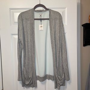 Calvin Klein Cardigan with Chiffon Back